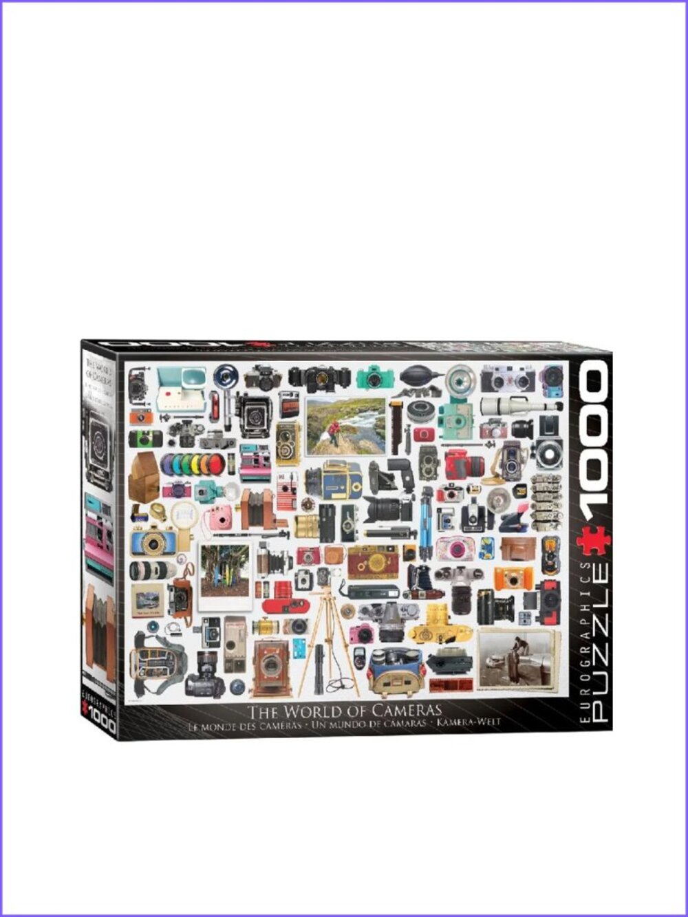 Eurographics 1000pcs Adult Puzzle -World of Cameras New In Box